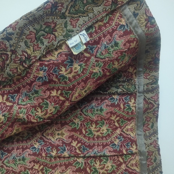 Vintage Tapestry Pandora Cropped Blazer Jacket Button Down Women's Size *Small - Picture 5 of 12